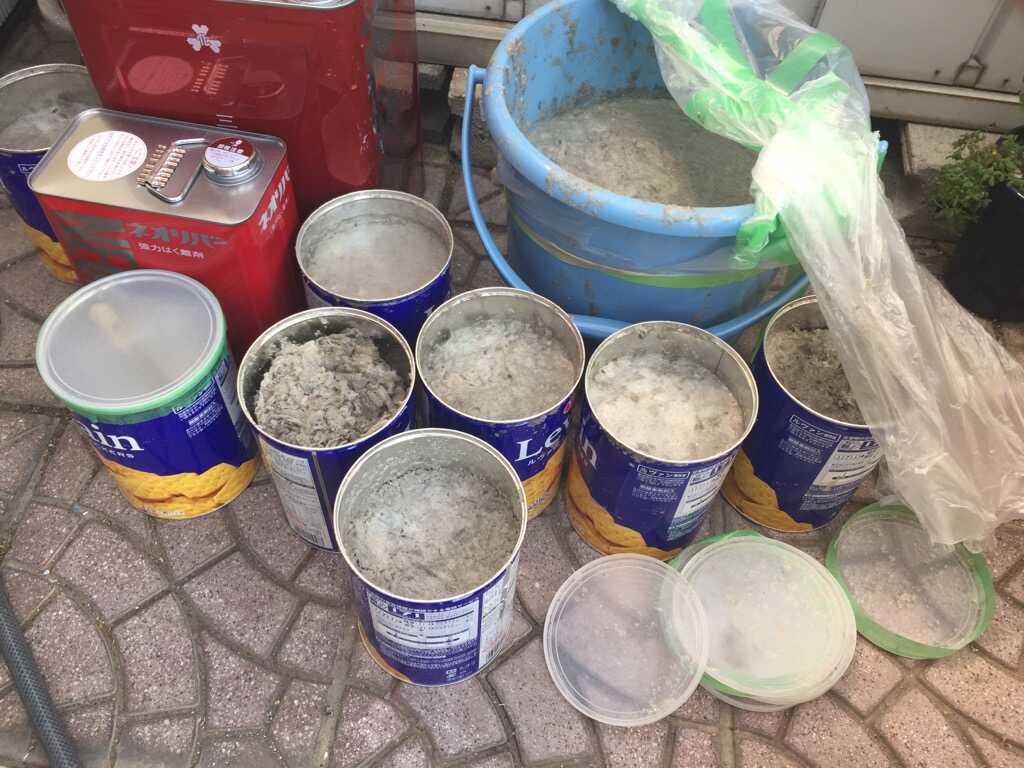 エポキシの剥離