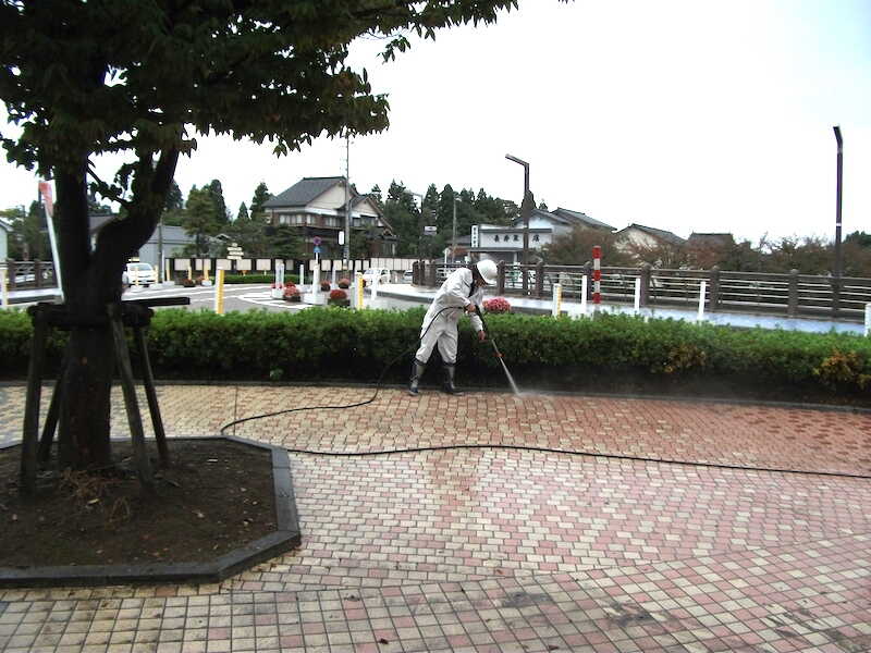 富山市舗道の滑り止め